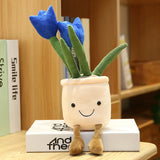 Cheerful Tulip Plushie Decor