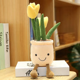 Cheerful Tulip Plushie Decor